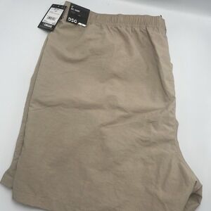 NWT DSG Men's 6" Inseam Rec Shorts Size‎ 2XL Relaxed Fit Khaki